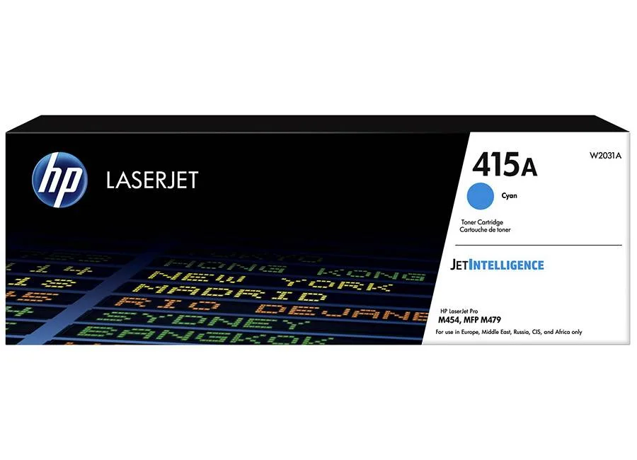 Картридж HP LaserJet 415A Cyan (W2031A) Картридж HP LaserJet 415A Cyan (W2031A)