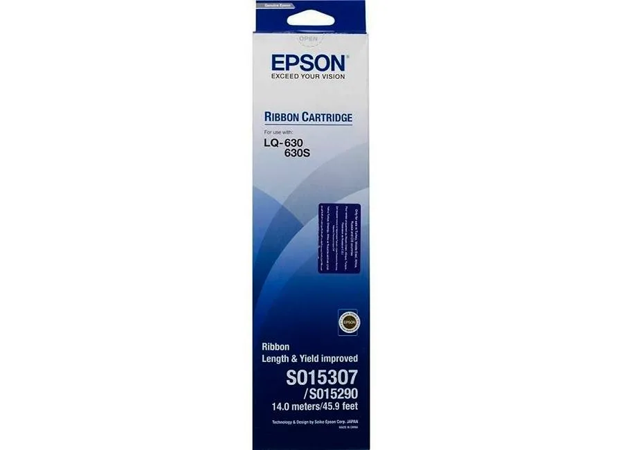 Черный картридж для матричного принтера Epson LQ630 (C13S015307BA) в России Черный картридж для матричного принтера Epson LQ630 (C13S015307BA) в России