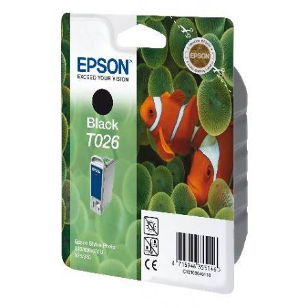 Картридж черный Epson T026 для SP810 (C13T02640110) в Москве Картридж черный Epson T026 для SP810 (C13T02640110) в Москве