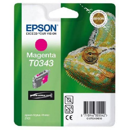 Картридж с пурпурными чернилами Epson T0343 для SP2100 (C13T03434010) в Москве Картридж с пурпурными чернилами Epson T0343 для SP2100 (C13T03434010) в Москве