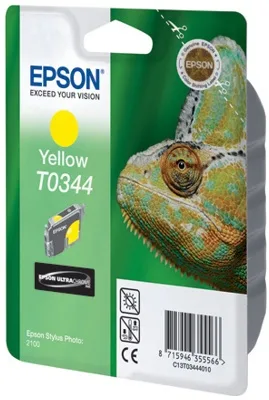 Картридж с желтыми чернилами Epson T0344 для SP2100 (C13T03444010) в России Картридж с желтыми чернилами Epson T0344 для SP2100 (C13T03444010) в России