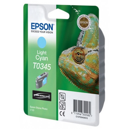 Картридж со светло-голубыми чернилами Epson T0345 для SP2100 (C13T03454010) в Москве Картридж со светло-голубыми чернилами Epson T0345 для SP2100 (C13T03454010) в Москве