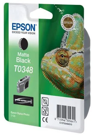 Картридж с черными матовыми чернилами Epson T0348 для SP2100 (C13T03484010) Картридж с черными матовыми чернилами Epson T0348 для SP2100 (C13T03484010)