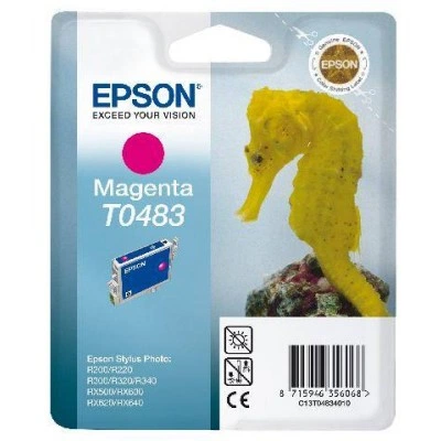 Картридж с пурпурными чернилами Epson T0483 для R200, R300 (C13T04834010) Картридж с пурпурными чернилами Epson T0483 для R200, R300 (C13T04834010)
