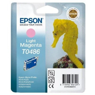 Картридж со светло-пурпурными чернилами Epson T0486 для R200, R300 (C13T04864010)