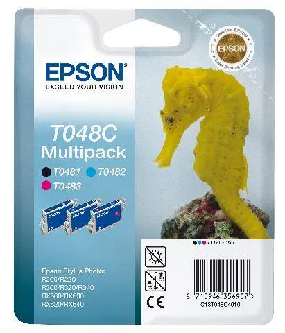 Набор цветных картриджей Epson T048C для R200, R300 (C13T048C4010)