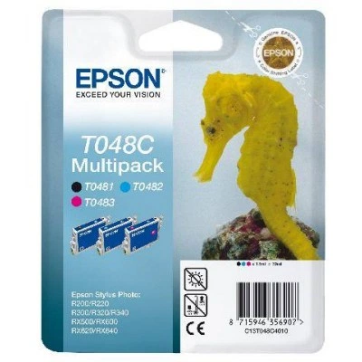 Набор цветных картриджей Epson T048C для R200, R300 (C13T048C4010)