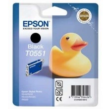 Картридж с черными чернилами Epson T0551 для RX520/R240 (C13T05514010)