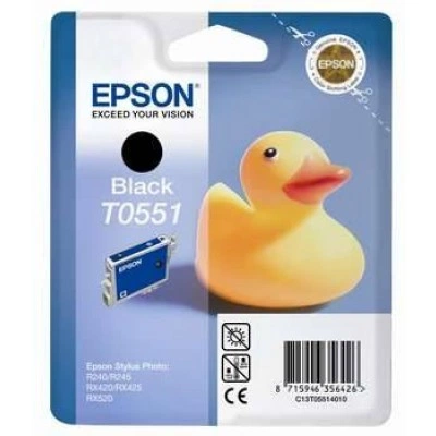 Картридж с черными чернилами Epson T0551 для RX520/R240 (C13T05514010) Картридж с черными чернилами Epson T0551 для RX520/R240 (C13T05514010)