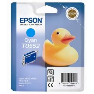 Картридж с голубыми чернилами Epson T0552 для RX520, R240 (C13T05524010)