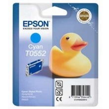 Картридж с голубыми чернилами Epson T0552 для RX520, R240 (C13T05524010)