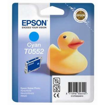 Картридж с голубыми чернилами Epson T0552 для RX520, R240 (C13T05524010) в Москве Картридж с голубыми чернилами Epson T0552 для RX520, R240 (C13T05524010) в Москве