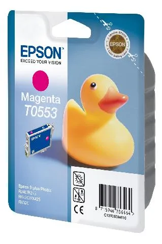 Картридж с пурпурными чернилами Epson T0553 для RX240, RX420 (C13T05534010) в России Картридж с пурпурными чернилами Epson T0553 для RX240, RX420 (C13T05534010) в России