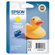 Картридж с желтыми чернилами Epson T0554 для RX520, R240 (C13T05544010)