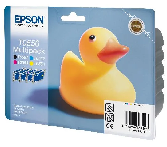 Набор цветных картриджей Epson T0556 для RX520, R240 (C13T05564010) в России Набор цветных картриджей Epson T0556 для RX520, R240 (C13T05564010) в России