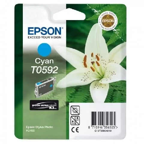 Картридж с голубыми чернилами Epson T0592 (C13T05924010) в России Картридж с голубыми чернилами Epson T0592 (C13T05924010) в России