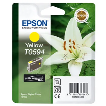 Картридж с желтыми чернилами Epson T0594 (C13T05944010) в России Картридж с желтыми чернилами Epson T0594 (C13T05944010) в России