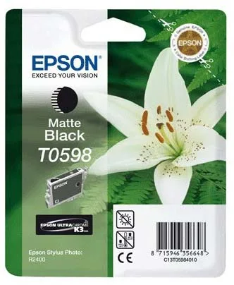 Картридж с черными матовыми чернилами Epson T0598 (C13T05984010) в России Картридж с черными матовыми чернилами Epson T0598 (C13T05984010) в России