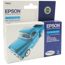 Картридж с голубыми чернилами Epson T0632 (C13T06324A10)