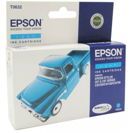Картридж с голубыми чернилами Epson T0632 (C13T06324A10) в Москве Картридж с голубыми чернилами Epson T0632 (C13T06324A10) в Москве
