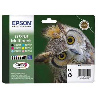 Набор цветных картриджей Epson T079A (C13T079A4A10)