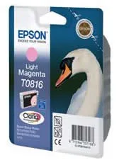 Картридж со светло-пурпурными чернилами повышенной емкости Epson T0816 (C13T11164A10) в России Картридж со светло-пурпурными чернилами повышенной емкости Epson T0816 (C13T11164A10) в России