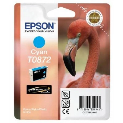 Картридж с голубыми чернилами Epson T0872 (C13T08724010)
