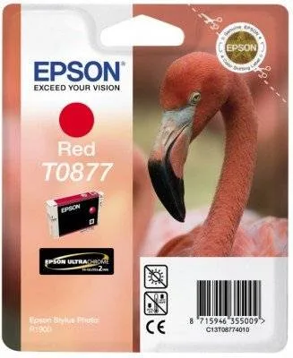 Картридж с красными чернилами Epson T0877 (C13T08774010)