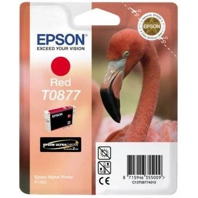 Картридж с красными чернилами Epson T0877 (C13T08774010)