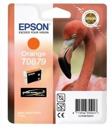 Картридж с оранжевыми чернилами Epson T0879 (C13T08794010) в России Картридж с оранжевыми чернилами Epson T0879 (C13T08794010) в России