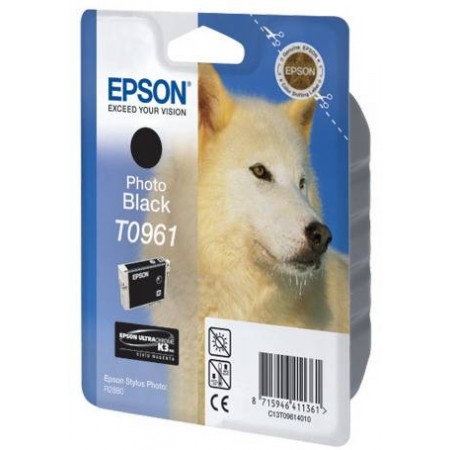 Картридж с черными фото чернилами Epson T0961 (C13T09614010) в Москве Картридж с черными фото чернилами Epson T0961 (C13T09614010) в Москве