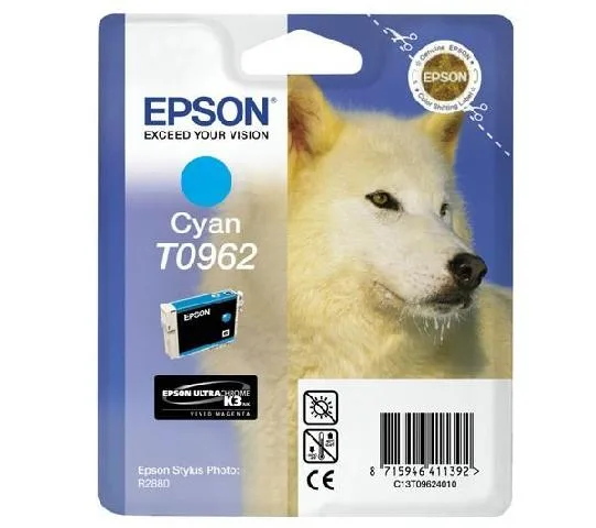 Картридж с голубыми чернилами Epson T0962 (C13T09624010) в России Картридж с голубыми чернилами Epson T0962 (C13T09624010) в России