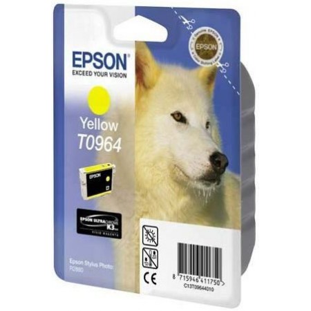 Картридж с желтыми чернилами Epson T0964 (C13T09644010) в Москве Картридж с желтыми чернилами Epson T0964 (C13T09644010) в Москве