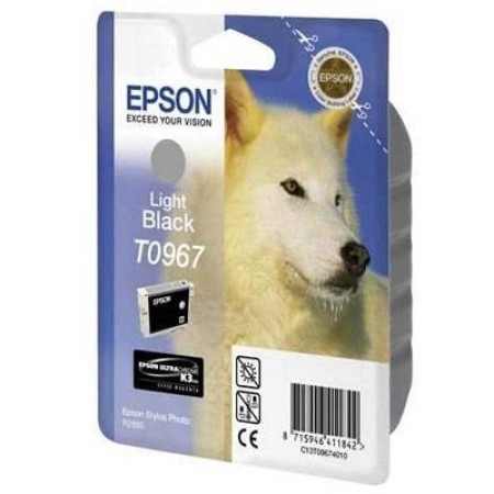 Картридж со светло-серыми чернилами Epson T0969 (C13T09694010) в Москве Картридж со светло-серыми чернилами Epson T0969 (C13T09694010) в Москве