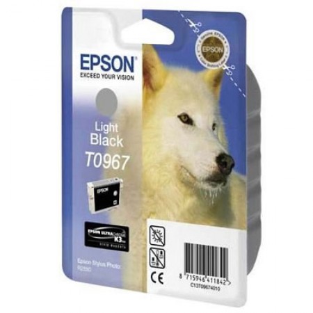 Картридж со светло-серыми чернилами Epson T0969 (C13T09694010) в Москве Картридж со светло-серыми чернилами Epson T0969 (C13T09694010) в Москве