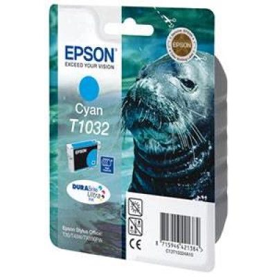 Картридж экстраповышенной емкости с голубыми чернилами Epson T1032 (C13T10324A10) Картридж экстраповышенной емкости с голубыми чернилами Epson T1032 (C13T10324A10)