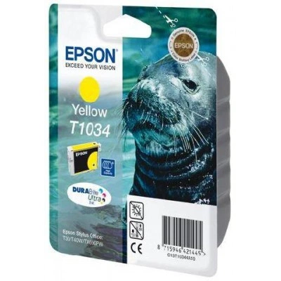 Картридж экстраповышенной емкости с желтыми чернилами Epson T1034 (C13T10344A10) Картридж экстраповышенной емкости с желтыми чернилами Epson T1034 (C13T10344A10)