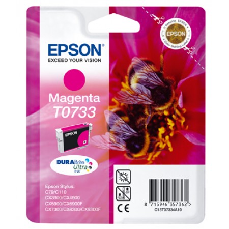 Картридж с пурпурными чернилами Epson T0733 (C13T10534A10) в Москве Картридж с пурпурными чернилами Epson T0733 (C13T10534A10) в Москве