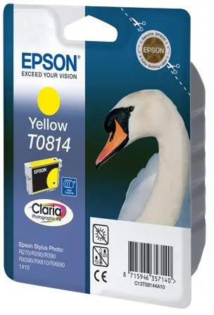 Картридж с желтыми чернилами повышенной емкости Epson T0814 (C13T11144A10) в России Картридж с желтыми чернилами повышенной емкости Epson T0814 (C13T11144A10) в России