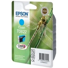 Картридж с голубыми чернилами Epson T0822 (C13T11224A10)