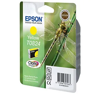 Картридж с желтыми чернилами Epson T0824 (C13T11244A10) в России Картридж с желтыми чернилами Epson T0824 (C13T11244A10) в России