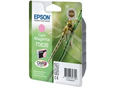 Картридж со светло-пурпурными чернилами Epson T0826 (C13T11264A10) в России Картридж со светло-пурпурными чернилами Epson T0826 (C13T11264A10) в России