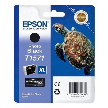 Картридж с черными фото чернилами Epson T1571 (C13T15714010) в Москве Картридж с черными фото чернилами Epson T1571 (C13T15714010) в Москве