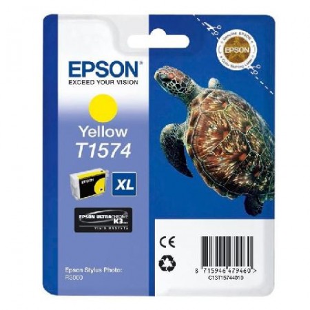 Картридж с желтыми чернилами Epson T1574 (C13T15744010) в Москве Картридж с желтыми чернилами Epson T1574 (C13T15744010) в Москве
