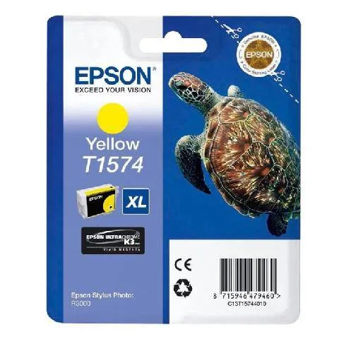 Картридж с желтыми чернилами Epson T1574 (C13T15744010) Картридж с желтыми чернилами Epson T1574 (C13T15744010)