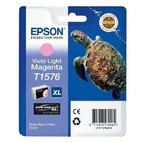 Картридж со светло-пурпурными чернилами Epson T1576 (C13T15764010)