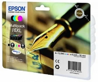Набор цветных картриджей повышенной емкости Epson 16XL (C13T16364010)