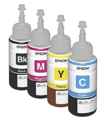 Контейнер с желтыми чернилами Epson T6644 для L100, L200 (C13T66444A) Контейнер с желтыми чернилами Epson T6644 для L100, L200 (C13T66444A)