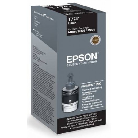 Контейнер с черными чернилами Epson T7741 для M100, M200, M105 (C13T77414A) в Москве Контейнер с черными чернилами Epson T7741 для M100, M200, M105 (C13T77414A) в Москве