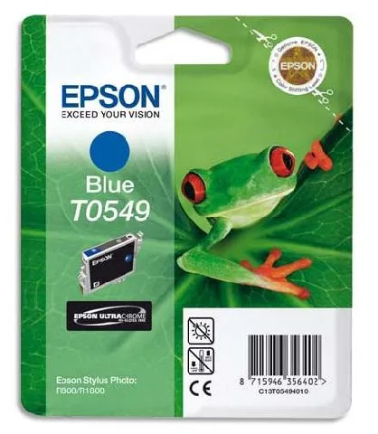 Картридж с синими чернилами Epson T0549 (C13T05494010) в России Картридж с синими чернилами Epson T0549 (C13T05494010) в России
